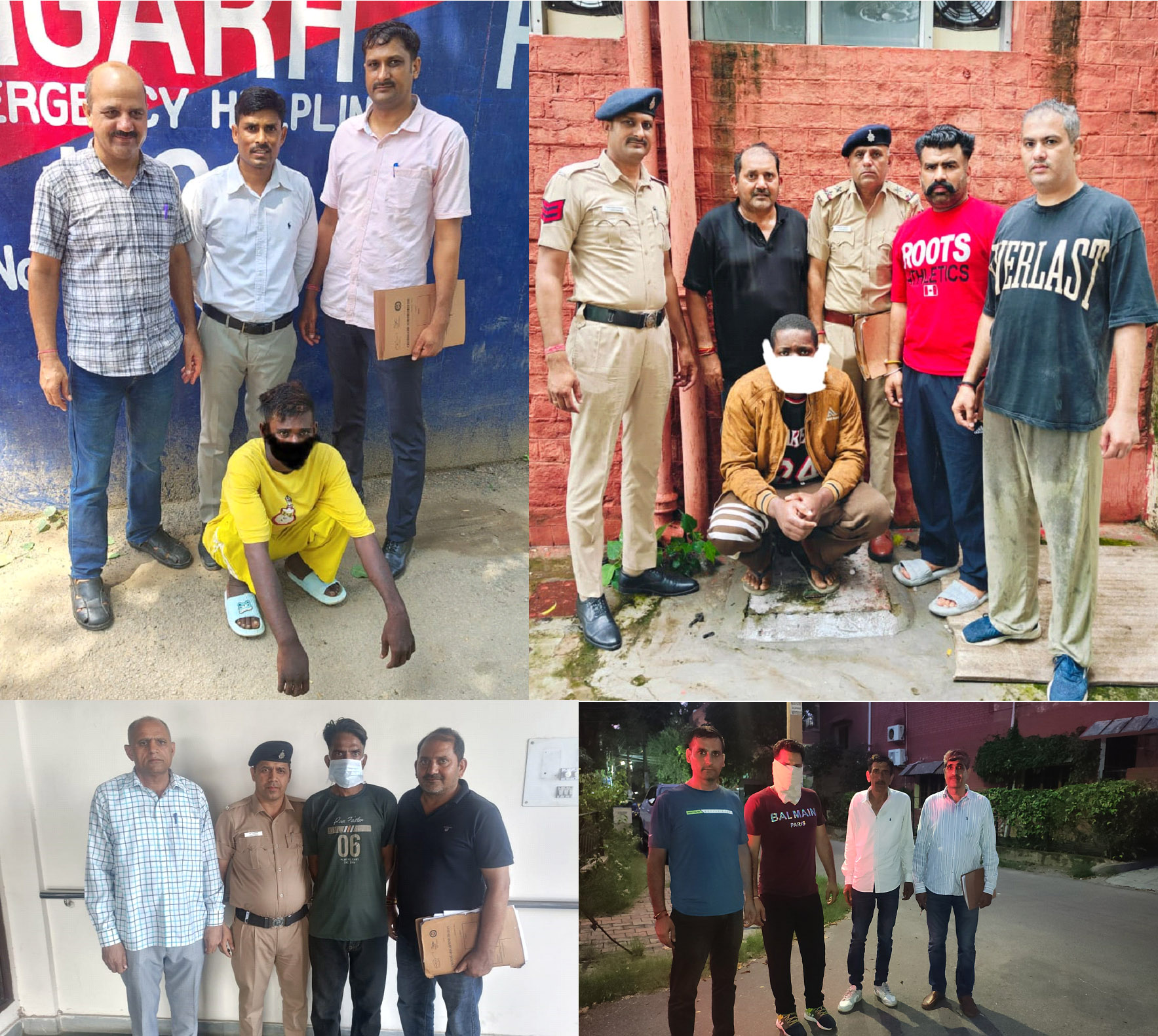 Four Proclaimed Offenders Arrested by Chandigarh Police